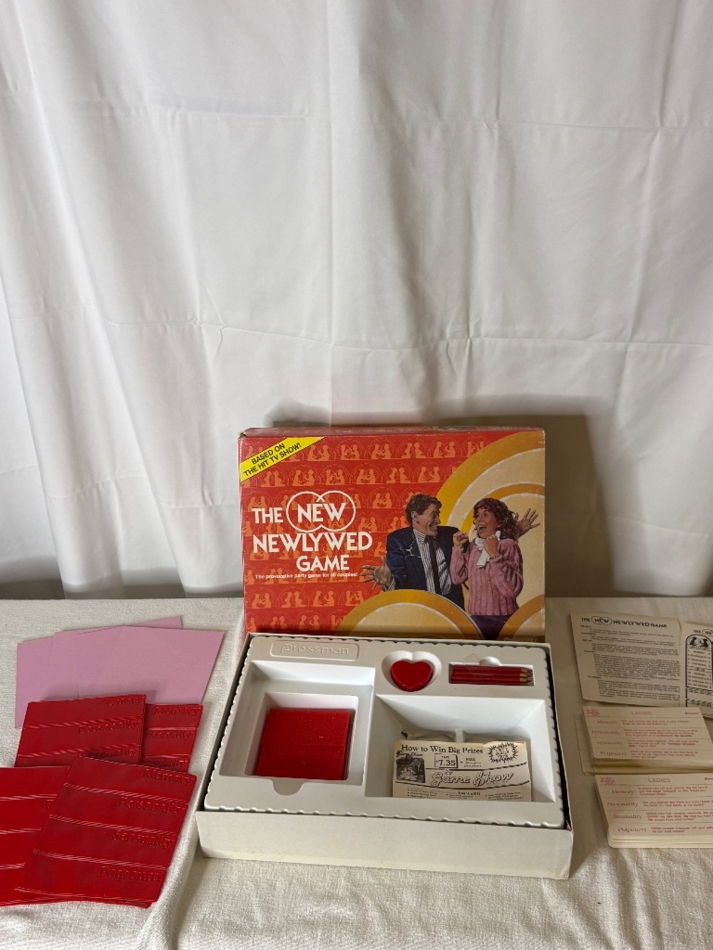Vintage "The Newlywed Game" by Pressman - 1986 Edition - Complete Excellent